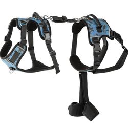 Dollephi Dog Lift Harness Size Medium Blue 