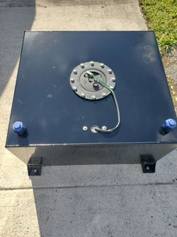 Fuel cell 15 gallon new & powder coated gloss black never used !