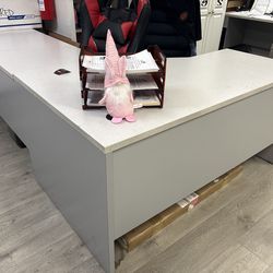 Beige Business Desks