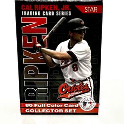 Cal Ripken Jr  STAR Trading Card Series 80 card set Factory Sealed 