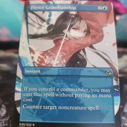 Magic the Gathering Custom Proxy Fierce Guardianship (Anime)