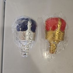 Royal King & Queen Scepter Props – Costume / Party Accessories (2)