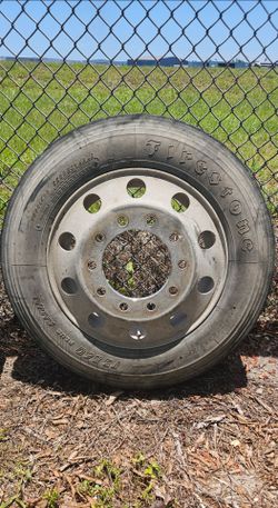 PAIR (2) 22.5" 10-Lug Aluminum Wheel Rims - Semi Truck / RV / Trailer