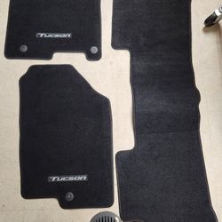 2023 Hyundai Tucson Carpeted Floor Mats New Front And Back Seats Black