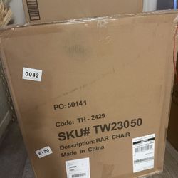 New Beige Gold Bar Chairs Set Of 2