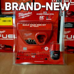 Milwaukee M12 12-Volt Lithium-Ion Compact Battery Pack 2.0Ah and Charger Starter Kit