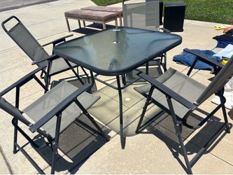Patio set for 4