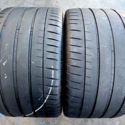 2 USED TIRES MICHELIN PS4S 305/30/20