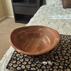 Large Food Grade Wood Bowl