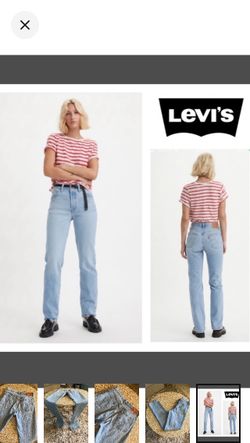 Levi’s Premium 501 Original Fit Women's Jeans in ‘Luxor’ (27)