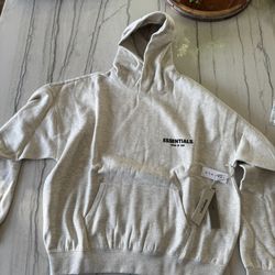Light Oatmeal Essentials Hoodie