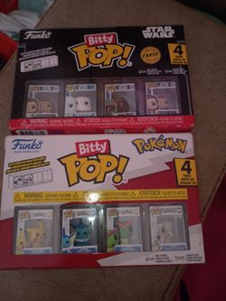 Funko pop mini Star wars & Pokemon $10