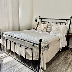 Pretty New Queen Bed frame and Matress!!!
