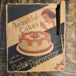Antique Cake Decorator - Icing Dispenser. 