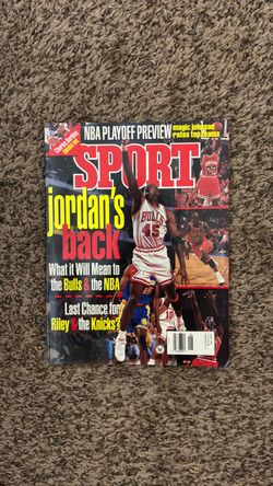 Sport Magazine Michael Jordan's Back Bulls #45