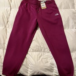 Brand New w/tags Woman’s Burgundy The North Face Sweatpants Size XL
