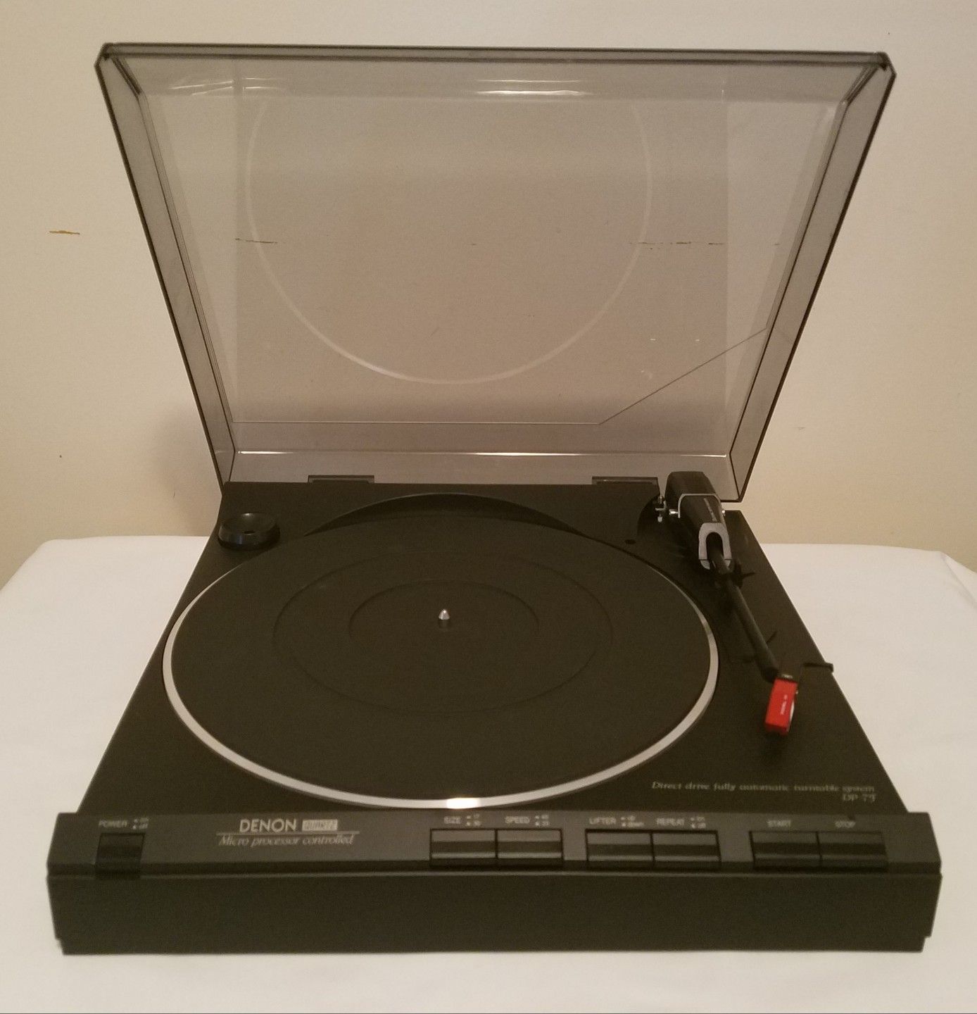Denon Turntable DP-7F Direct Drive Quartz Lock