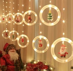 Wish Ball Decorated With LED Lights, Flashing Lights, Strings Of Stars, The USB Model Is Steady On And Flashes Automatically