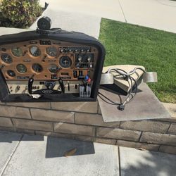 Complete Flight Simulator Atc 610 With Manuals Foot Controls Cassette Tapes Etc