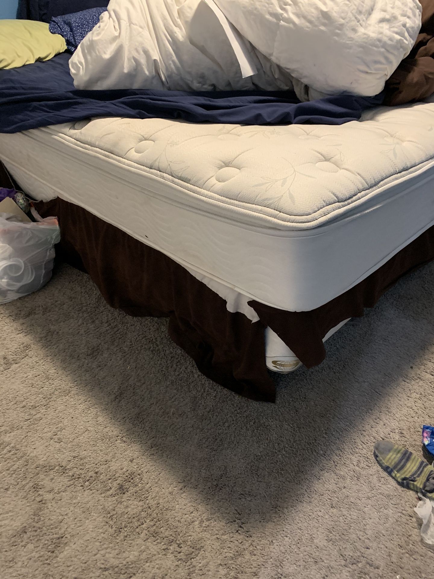 King Size Bed Mattress + box