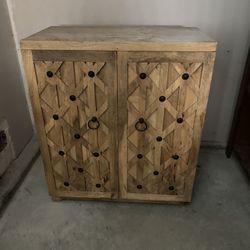 Pier one sale bar cabinet