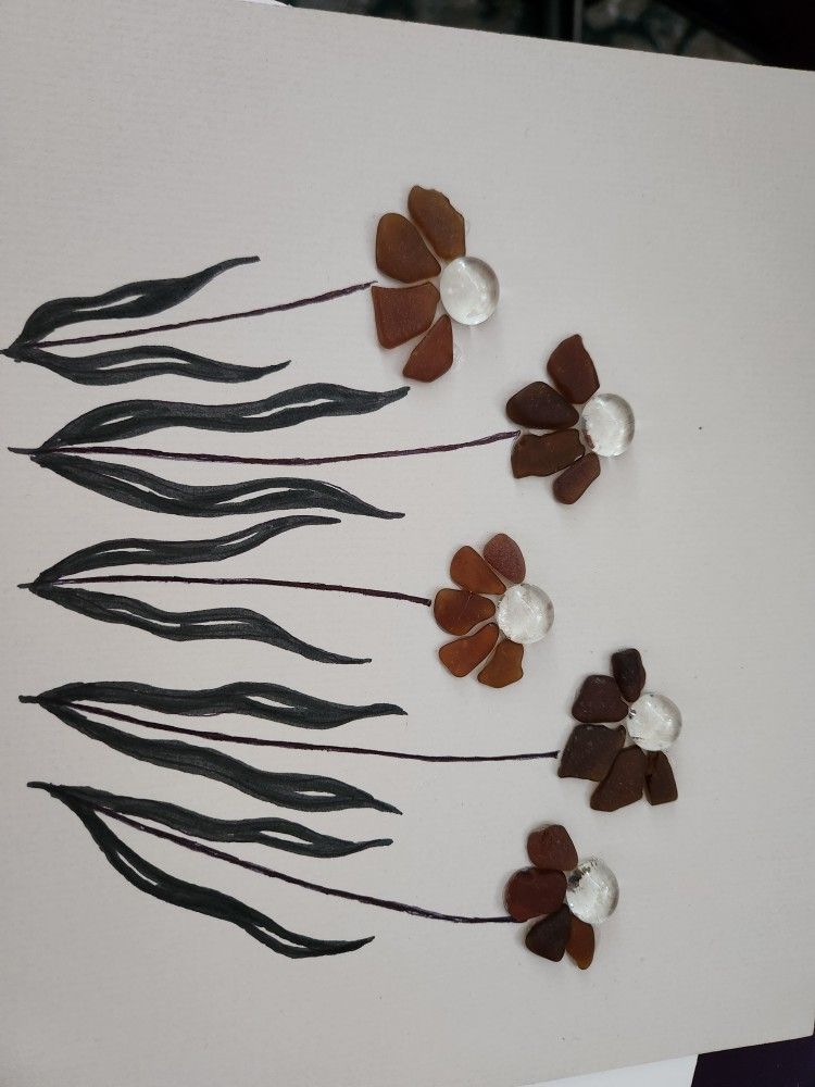 Sea Glass Art Picture