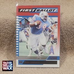 EARL CAMPBELL 2025 SCORE #2 FIRST BALLOT INSERT HOF PINK FOIL PARALLEL NFL FOOTBALL CARD RB OILERS