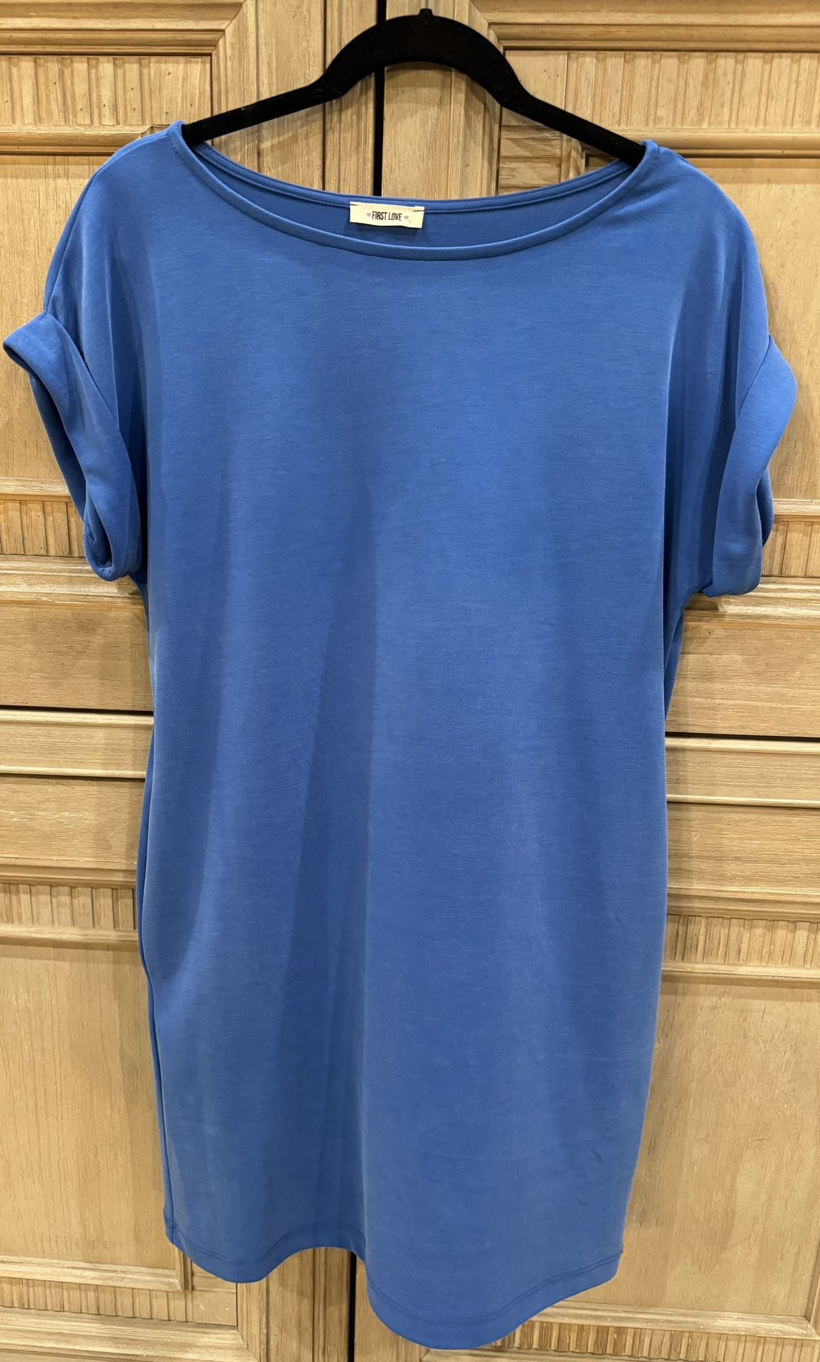 Blue Tee Shirt Dress 