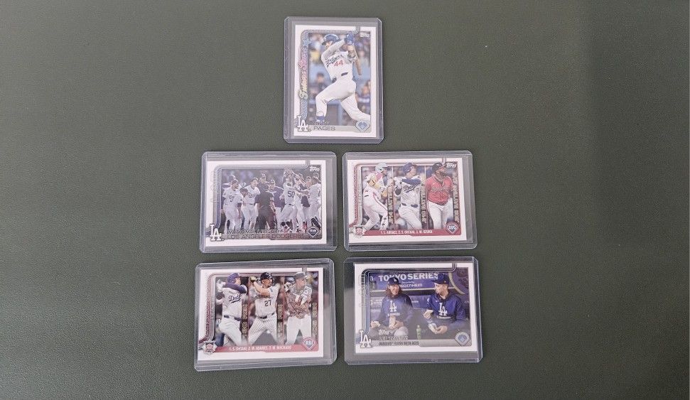 Dodger Assortment - 5 Cards