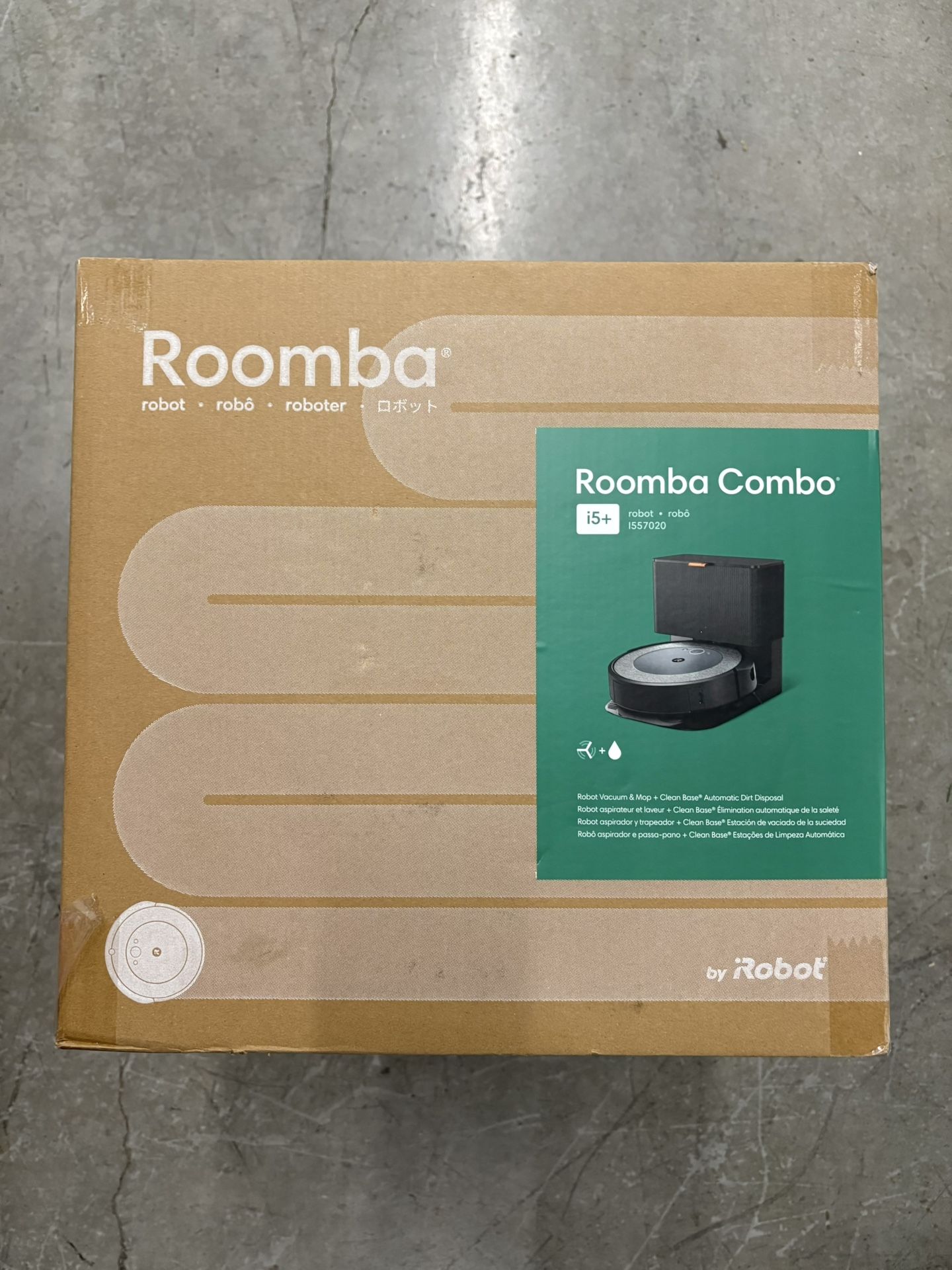 iRobot Roomba Combo i5+ Self-Emptying Robot Vacuum & Mop: Smart Mapping, Pet Hair, Multi-Surface, App-Controlled