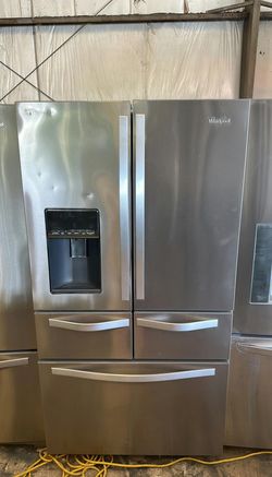 Whirlpool 4-Door Stainless Steel Fridge
