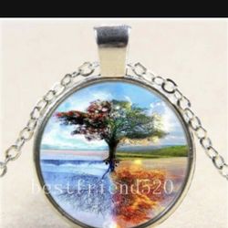 Tree Of Life Tibetan Silver Necklace