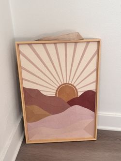 Woven Sunset Picture Frame