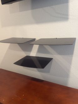 Tempered Glass Floating Shelves