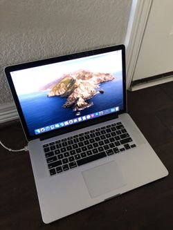 MacBook Pro 15” A1398 Intel Core i7 16GB 128SSD WiFi iSight Camera, USB, Retina LCD OSX Catalina