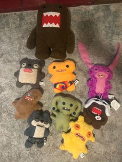 Domo-kun & Fuggler Plushies Lot