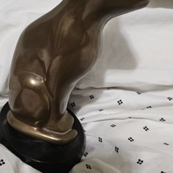 Mid Century Modern DeWitt Cat Sculpture Bronze