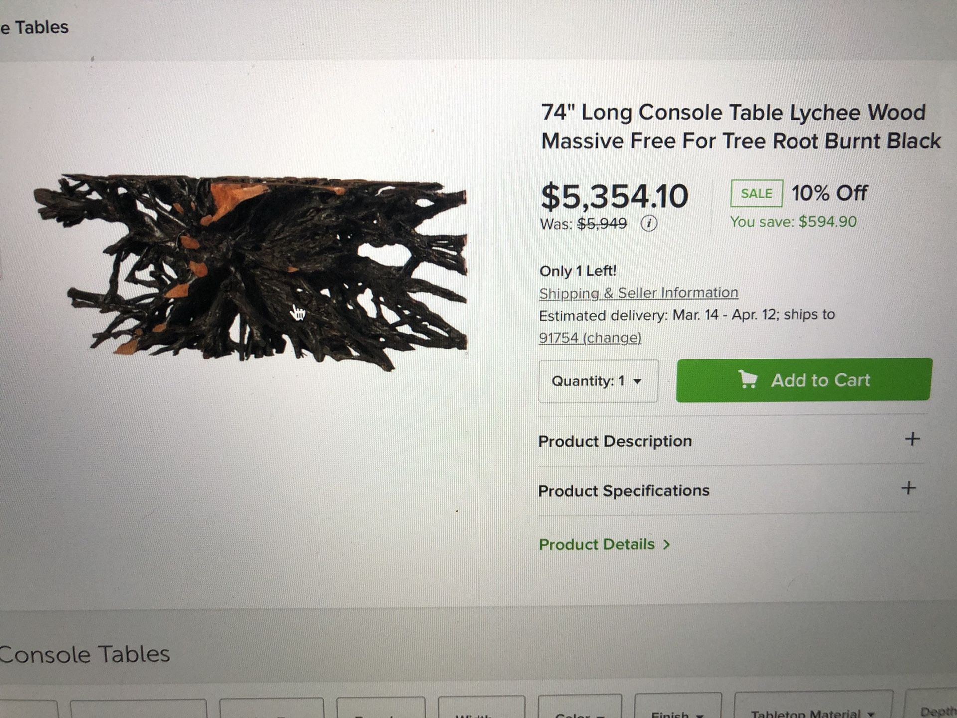 glass top WOOD ROOT TREE ROOT BURNT BLACK TABLE This is a pretty ridiculously amazing wood root tree root burnt black coffee table/end table If yo
