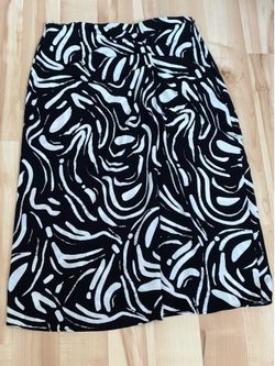 Nine West Women’s Skirt, Side Ruched Zebra Print