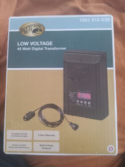 Hampton Bay Low Voltage 45 Watt Digital Transformer