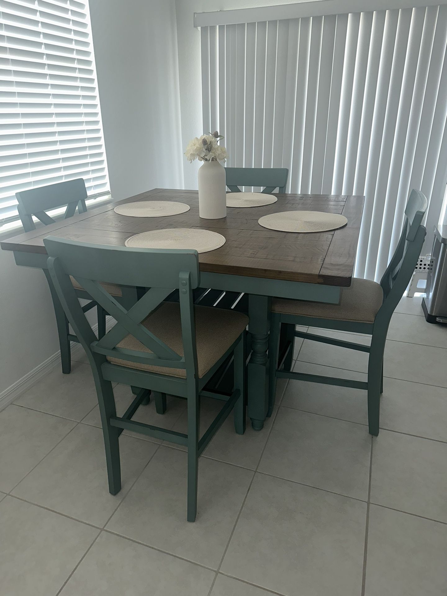 Dining Table And Four Chairs.