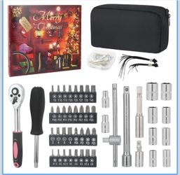 Advent Calendar 2025, Tool Advent Calendar for Adults Teen Men Women, 24 Days Christmas Countdown - 2025 Xmas Holiday Surprise Tool Set Gifts for Men 