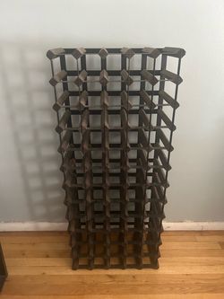 Large Wooden Wine Rack