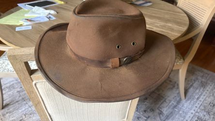 Outback Trading Co. Brown Kodiak Oilskin Hat - Size M