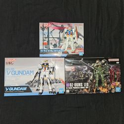 BUILT Bandai Gundam Mobile Suits Lot Entry Grade And High Grade Models