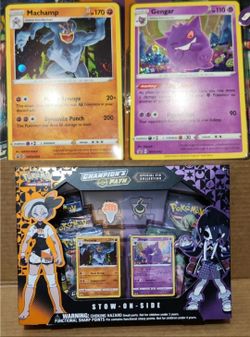 Pokémon TCG Champion's Path Stow-on-Side Special Pin Collection Box Promo Swirls