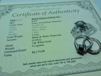 Black & White Wedding Ring