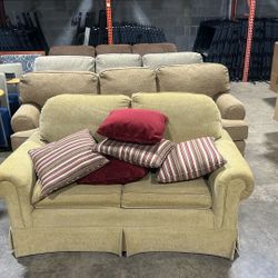 Couches, Love Seat, End Tables, And Coffee Tables