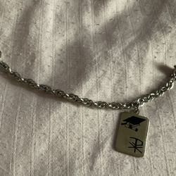 Vintage Bracelet For A Catholic Grad(engrave Name On Back)