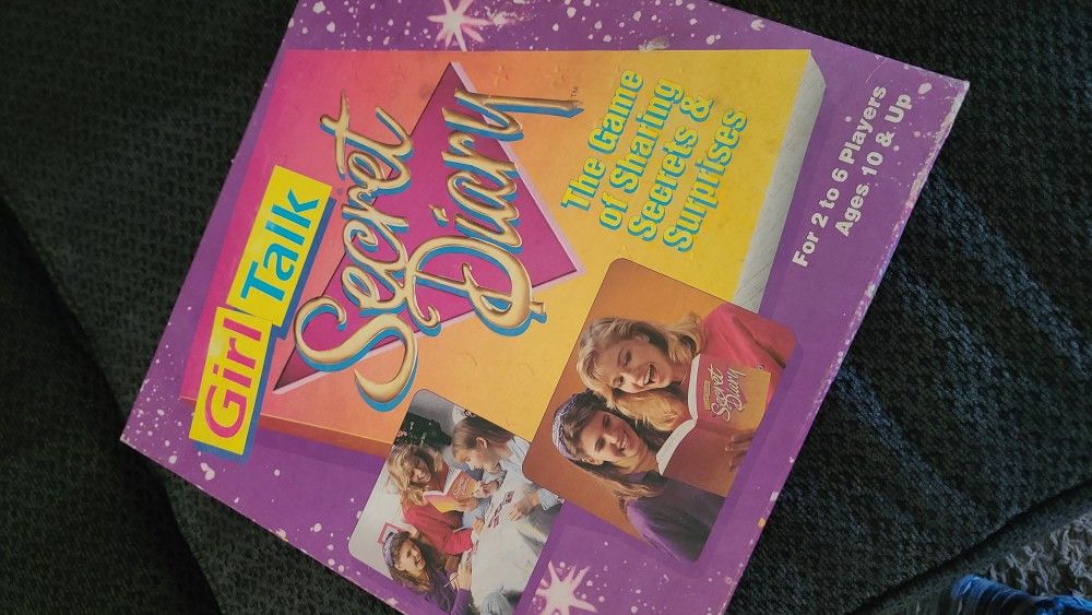 Vintage 1991 Girl Talk Secret Diary Game